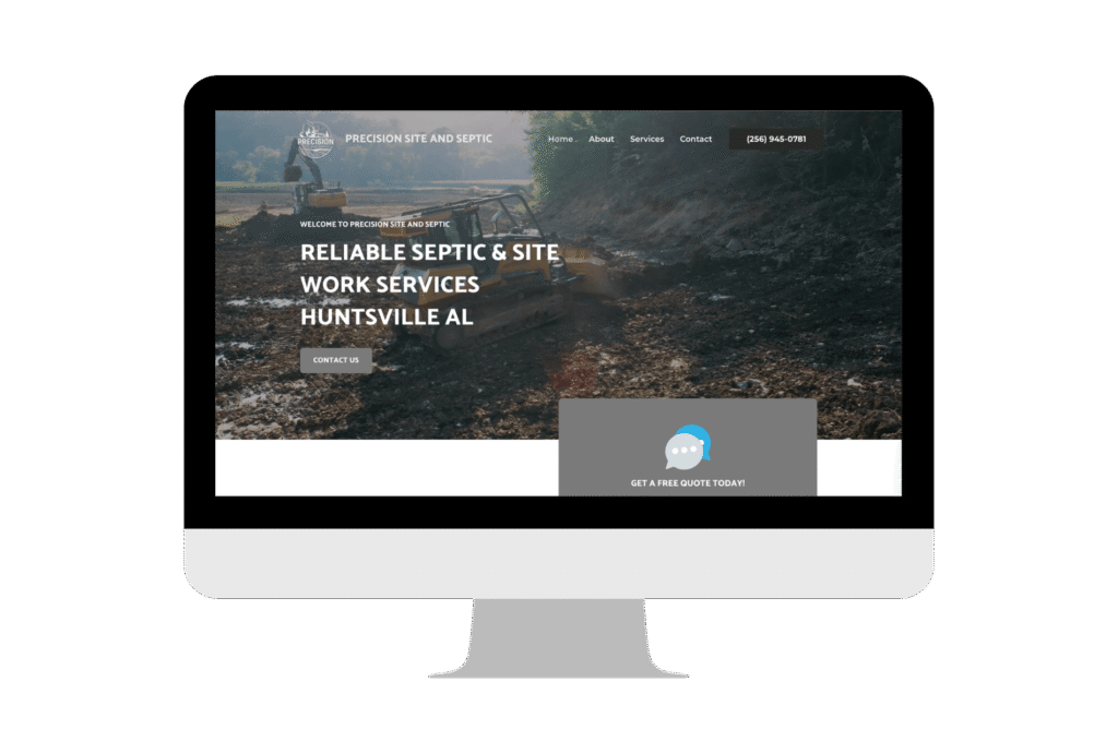 precision-site-and-septic-home-page-mockup